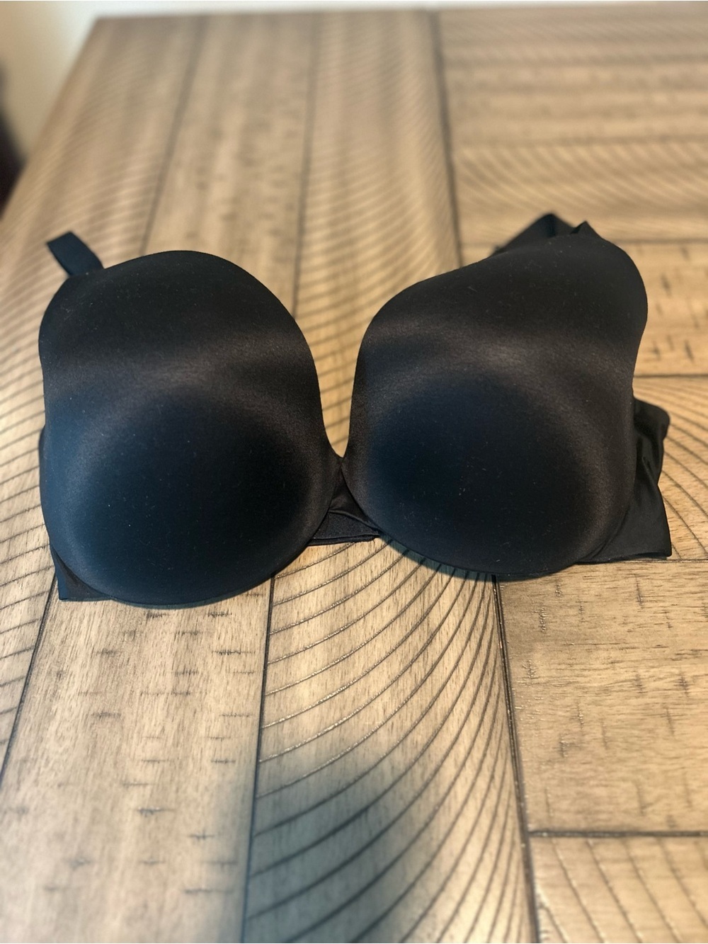 Wacoal Black Strapless Smooth Contour Bra 38DDD